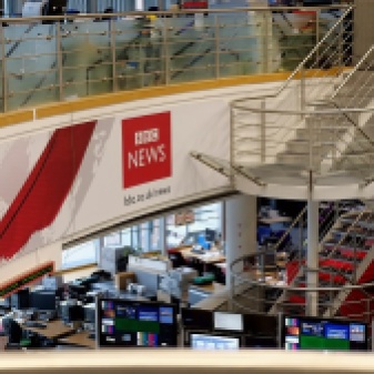 The newsroom has become very quiet as services move to New Broadcasting House in central London.