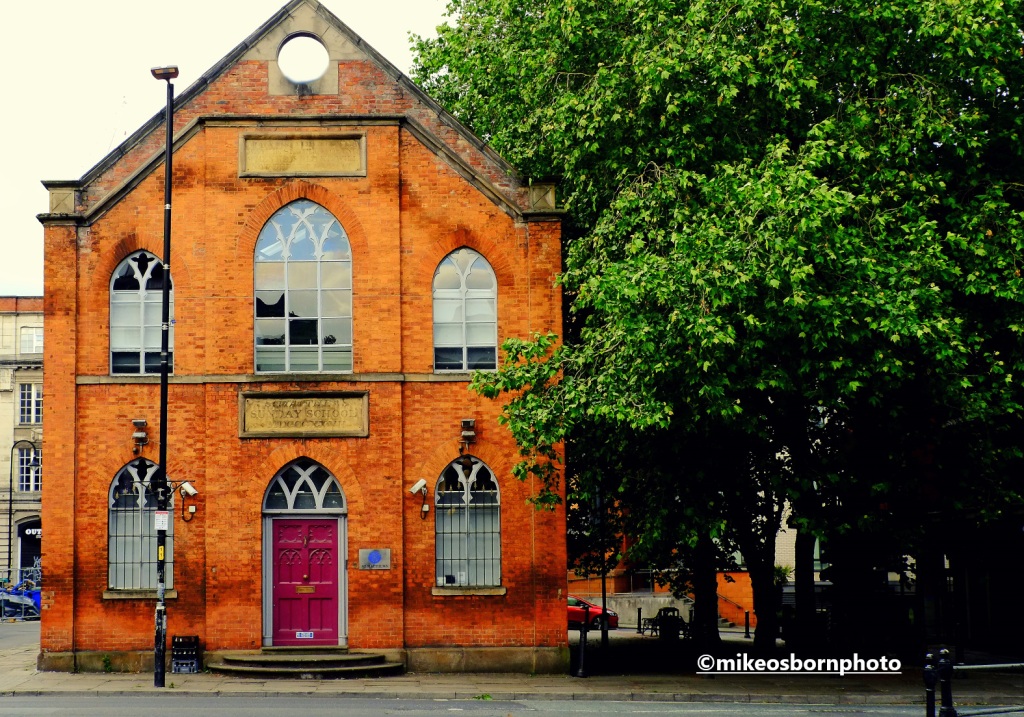 Victorian Sunday school building in Castlefield, Manchester