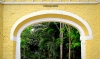 The gateway to the Belo Monte plantation house on the African island of Príncipe.