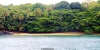 A beach on Príncipe island nestles in the rainforest.